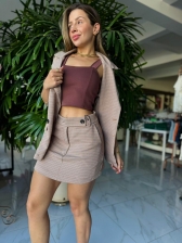 SHORT SAIA PIED POULE