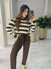 BLUSÃO TRICOT ZIG ZAG OVER QUENTINHO