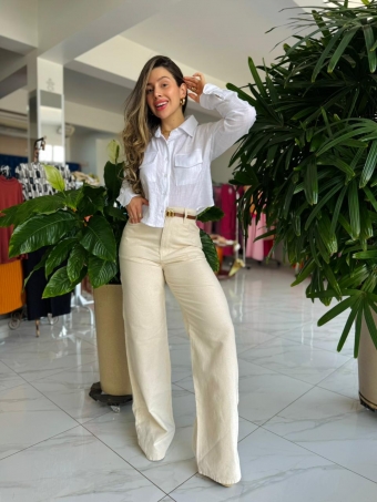 CAMISETE CROPPED COTON