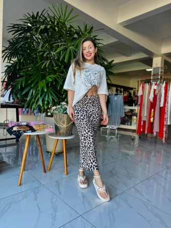 SAIA ONÇA PRINT MIDI
