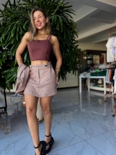 SHORT SAIA PIED POULE