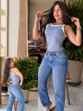 Calça mom jeans OZZ