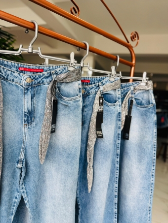 Calça Wide Leg RDG Jeans