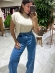 CROPPED MUSCLE CANELADO