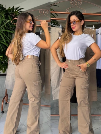 CALÇA CARGO WIDE LEG