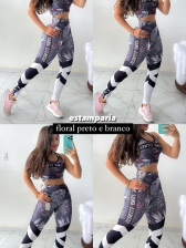 CONJUNTO FITNESS LEGGING E TOP
