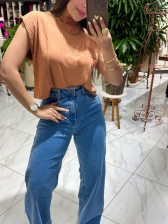 CROPPED MUSCLE CANELADO