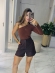 BODY CANELADO RAIANE NULA MANGA