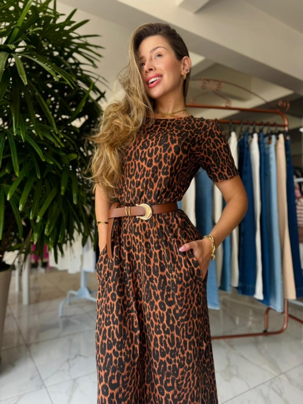Vestido Animal Print