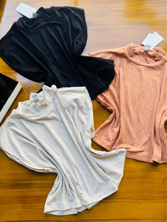 CROPPED MUSCLE CANELADO