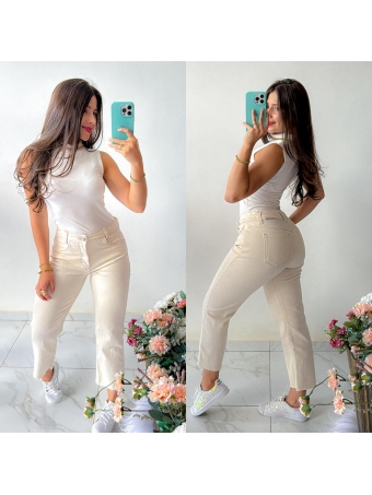CALÇA CROPPED CORTE RETO