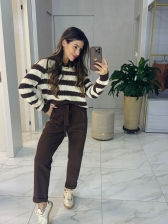 BLUSÃO TRICOT ZIG ZAG OVER QUENTINHO