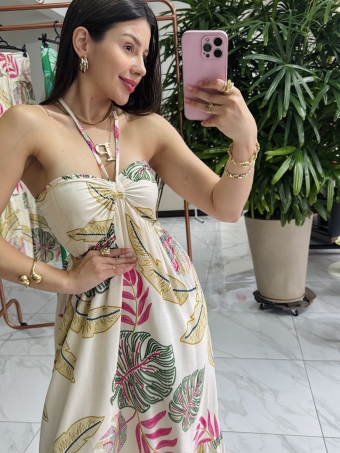 Vestido viscolinho Camille